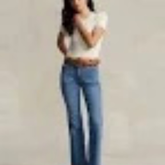 NWT Lauren Ralph Lauren Women's Jeans High Rise Boot Cut Jeans 14 - Picture 15 of 16